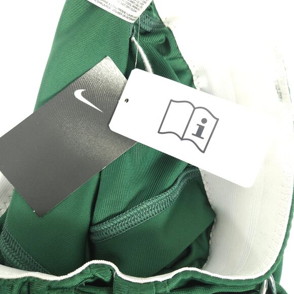 NWT Nike Mens Large Green Belted White Striped Swoosh Football Pants - Picture 5 of 8